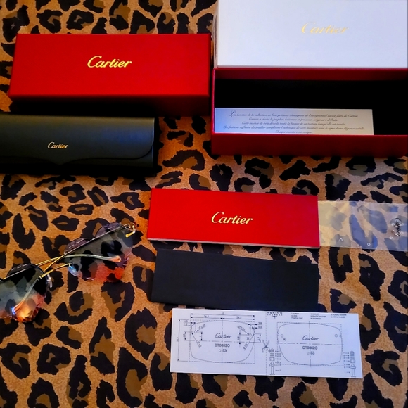Cartier Heart Sunglasses - Picture 1 of 3